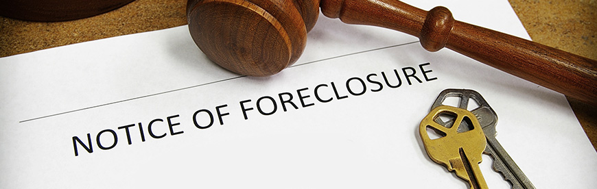 Answering questions on foreclosure sales.